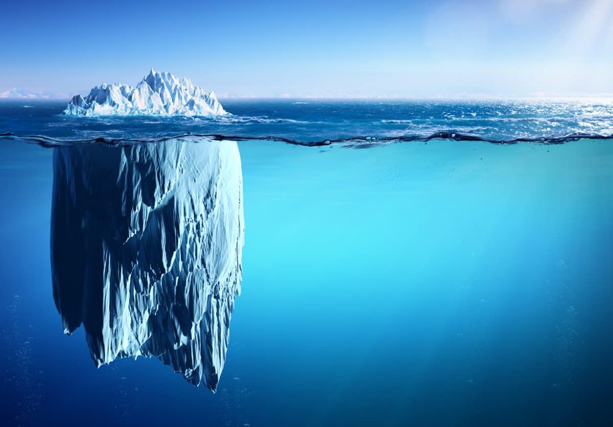 Iceberg Appearance vs Reality